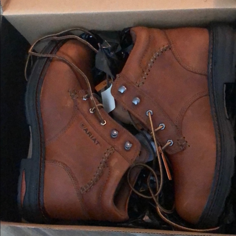 Ariat women’s macey comp toe work boots size 8
